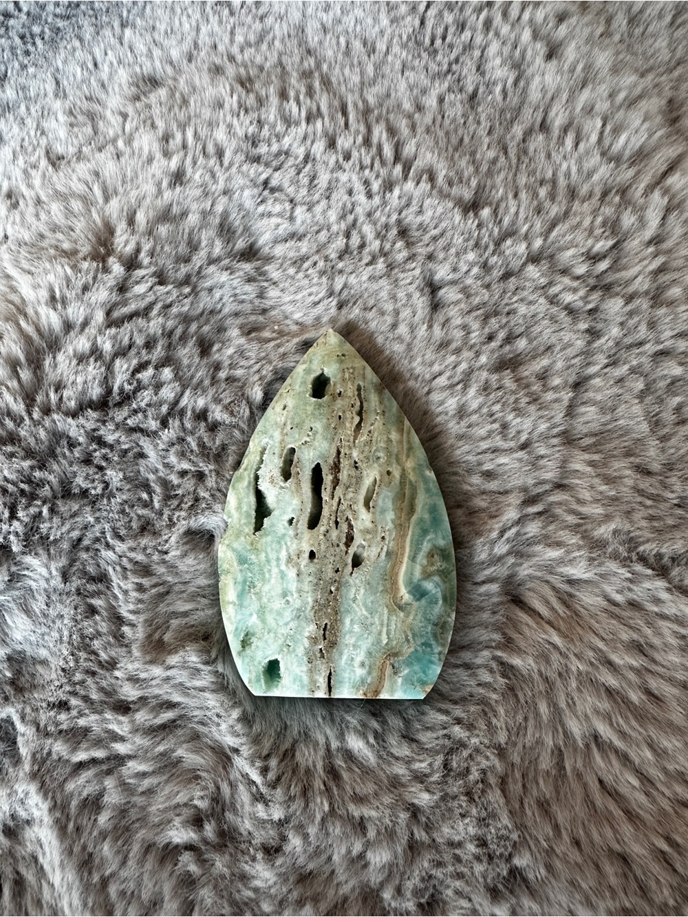 Natural Hemimorphite Crystal Teardrop